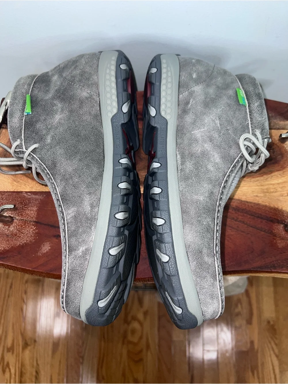Twisted X MXC0005 Men’s 11.5 W Gray Leather Woven Driving Moc Shoes